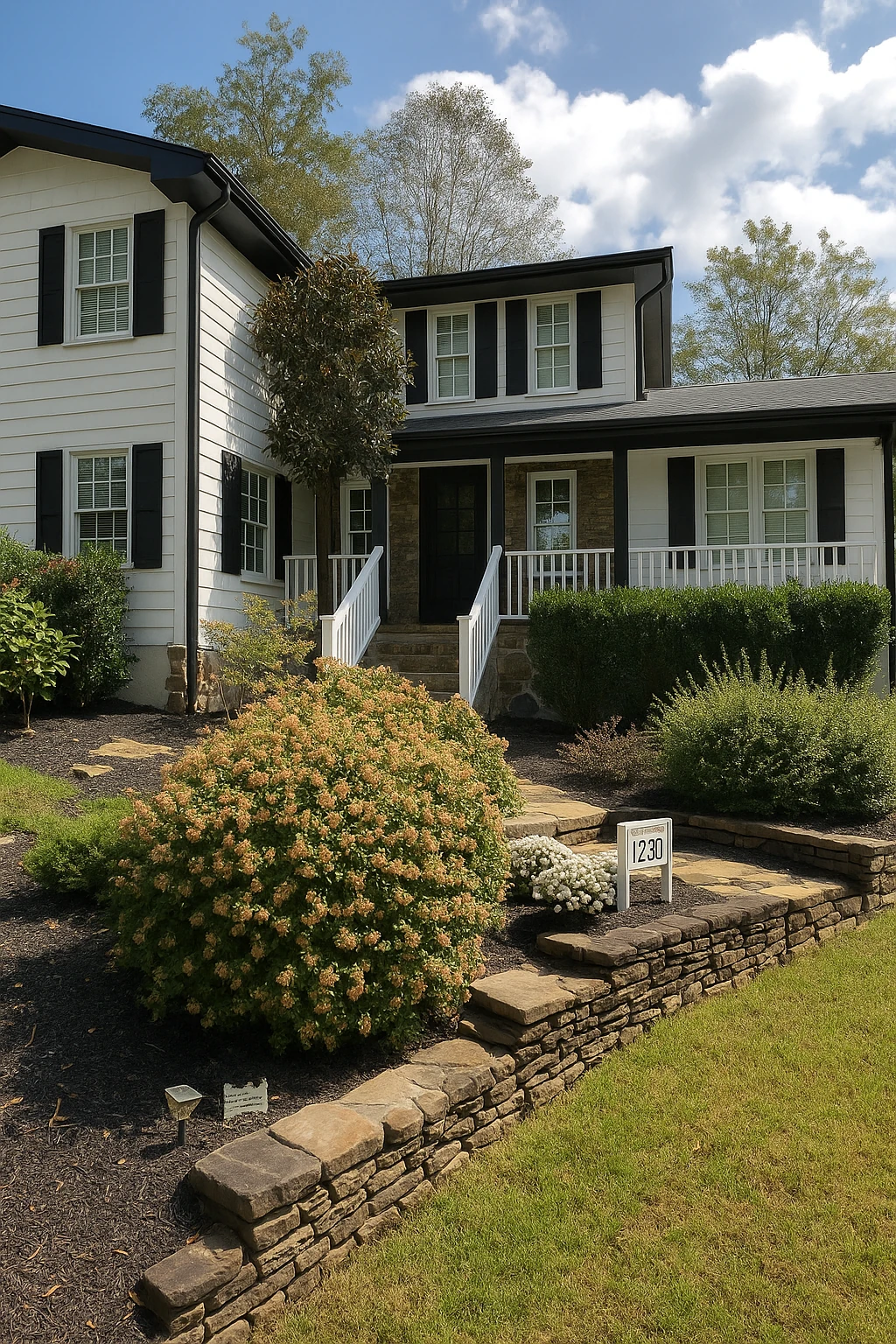 Exterior refresh painting example